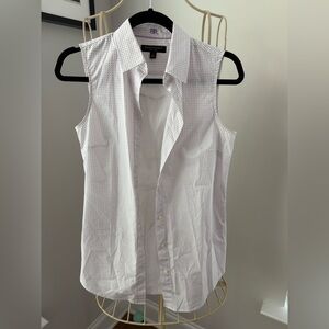 Banana Republic Purple Polka Dot Shirt